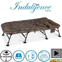 Bed Chair Nash MF60 Indulgence SS4 MKII 8 pieds 5 saisons