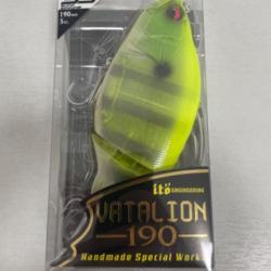 !! LEURRE MEGABASS VATALION 190 SS col GP SEE TROUGHT CHART GILL