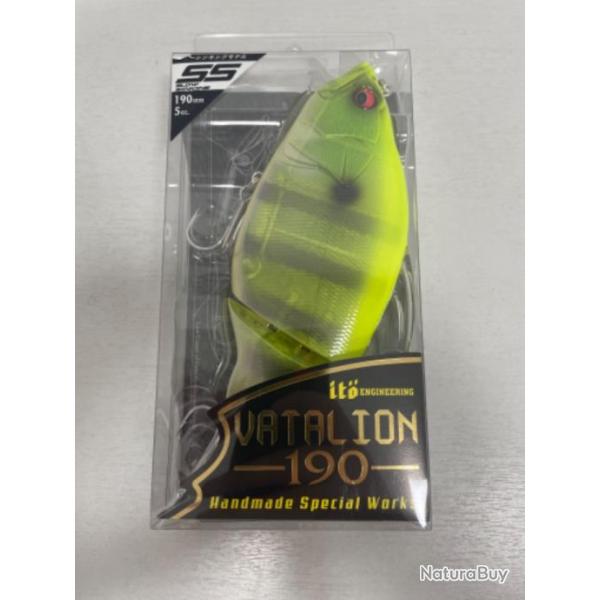 !! LEURRE MEGABASS VATALION 190 SS col GP SEE TROUGHT CHART GILL