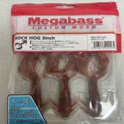 !! LEURRE MEGABASS ROCK HOG 3inch col EBIMISO RED FLAKE