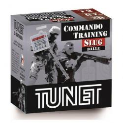 BOITE DE 25 BALLES SLUG TUNET COMMANDO TRAINING CAL.12 28G