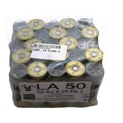 25 CARTOUCHES JOCKER LA50 CAL 12 PLOMB 7