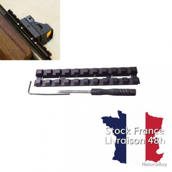 Rail picatinny pour bande ventile 6mm pour Beretta A400 novator AL391 et autres - Stock France