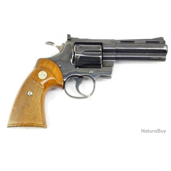 revolver colt python bronz&eacute; 4 pouces calibre 357 mag produit en 1976