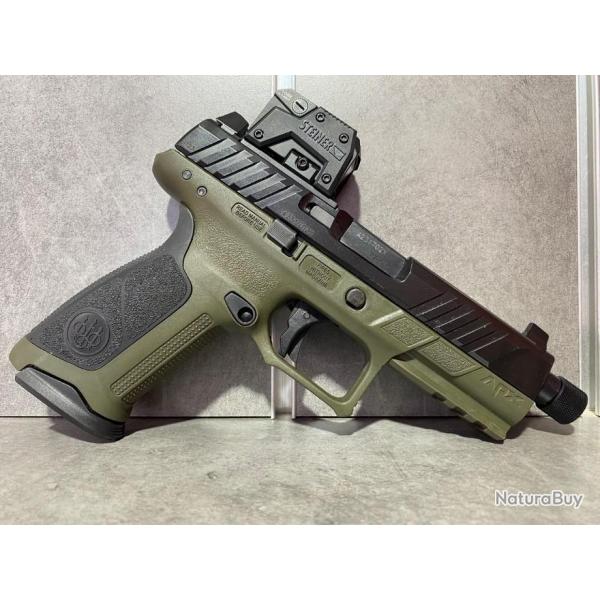 Pistolet BERETTA APX A1 Tactical OD Green Cal 9 mm Para (Vendu sans point rouge)