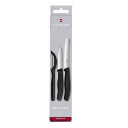 6.7113.31 Set 3 pièces Victorinox Swissclassic noir