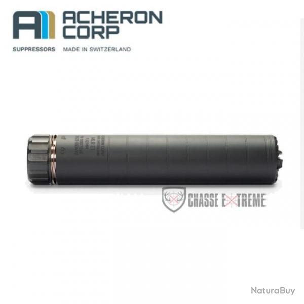 Silencieux ACHERON MLR E1 Hexalugxl Cal 7.62mm Noir