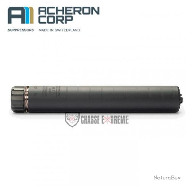 Silencieux ACHERON MLR E1 Hexalugxl Cal 8.6mm Noir