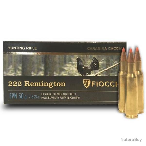 Fiocchi Epn 222 Remington : 50 Grs