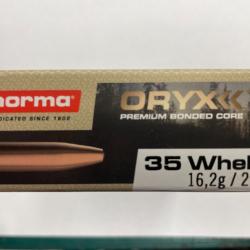 NORMA CAL 35 WHELEN ORYX 16.2G/250GR BTE DE 20 BALLES( VENDU PAR 2 BOITES)FRAIS DE PORT OFFERT