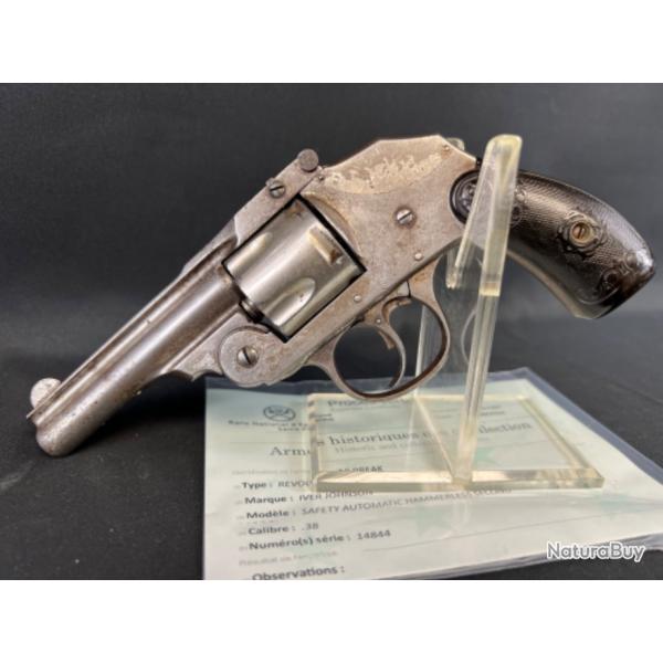 IVER JOHNSON HAMERLESS cal 38sw Prix de dpart 1