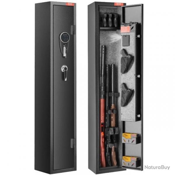 Coffre Fort Armoire Forte Protection Chasse 3 Fusils 3 Pistolets Verrouillage Clavier Numrique