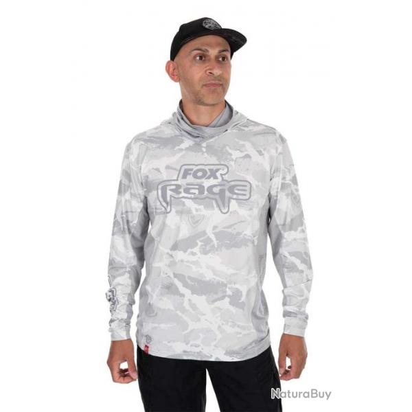 T-Shirt UV Fox Rage Hooded Light Camo S