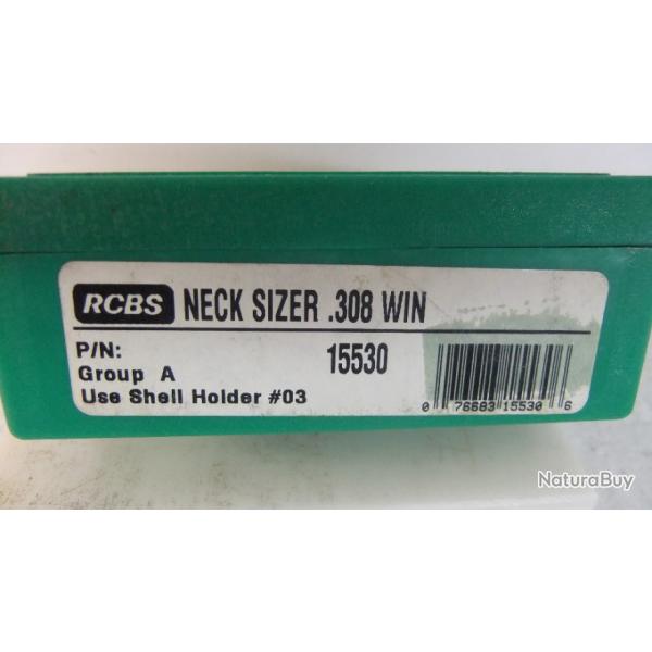 Outils de rechargement  Neck sizer 308 Win.