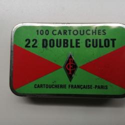 Cartouches 22 double culot  Flobert  cartoucherie francaise
