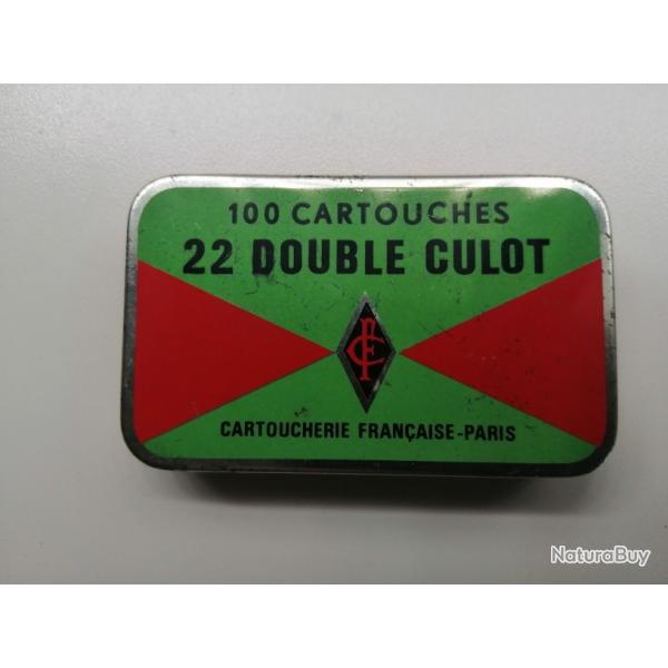 Cartouches 22 double culot  Flobert  cartoucherie francaise