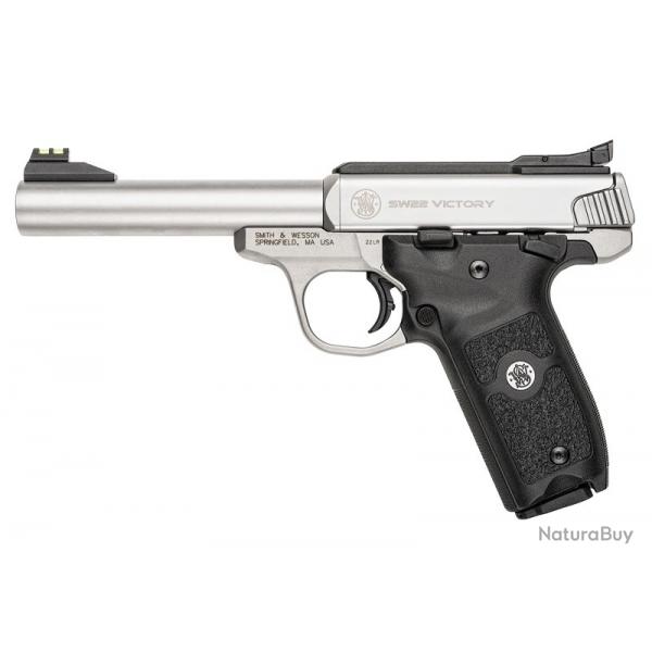 PISTOLET SMITH AND WESSON VICTORY  EN 22 LR INOX