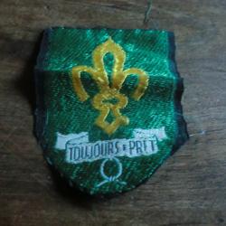 insigne tissu  scouts de france ww2