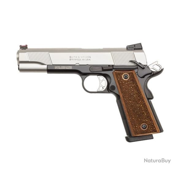 PISTOLET SMITH AND WESSON 1911 PRO SERIES BI COLOR 5 POUCES 45 ACP