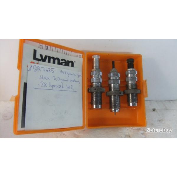 Outils de rechargement  357 Mag et 38 Sp   Lyman