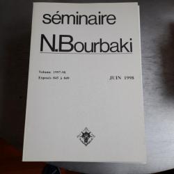 Séminaire Bourbaki. Lot de 15 brochures