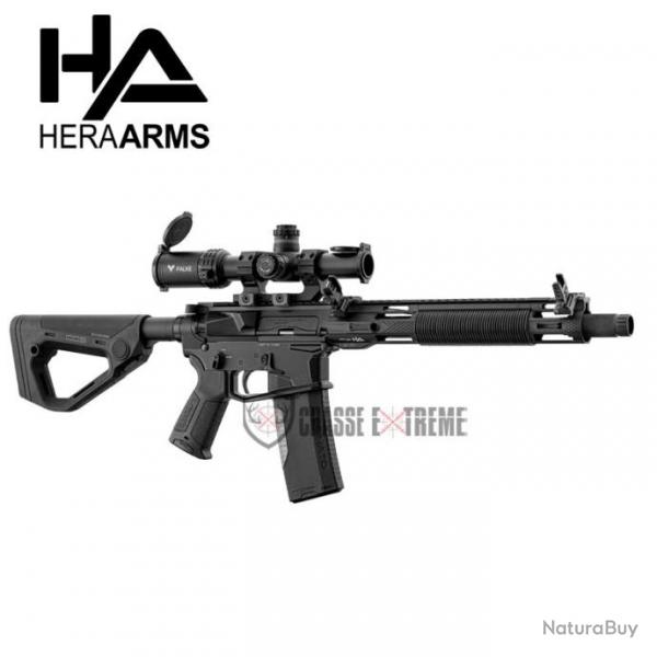 Pack AR15 HERA ARMS 11.5'' Cal 223 Rem avec Optique et Garde Main Cuir