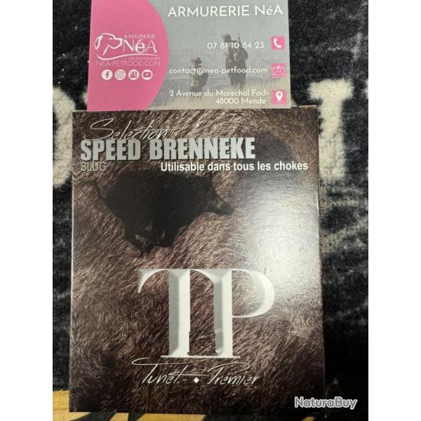 Balle De Fusil Tunet Tp Speed Brenneke - 28.5G - Calibre 12 LIV GRATIS