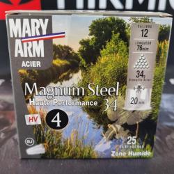 Cartouches Acier Mary Arm Steel 34 Magnum