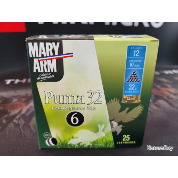 Cartouches Mary Arm Puma 32 BG plomb n6