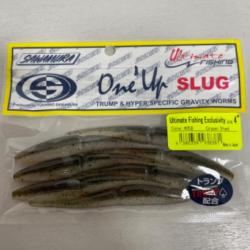 !! LEURRE SAWAMURA ONE UP SLUG 4'´ Col GRIPAN SHAD