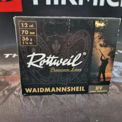 Rottweil Waidmannsheil calibre 12/70 plomb n°2