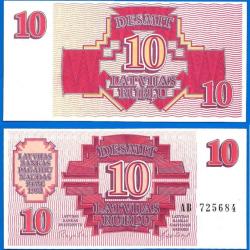 Lettonie 10 Rubli 1992 Neuf Billet Latvia