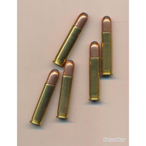 (14307) LOT DE 5 CARTOUCHES .351 WINCHESTER SELF LOADING 1/2 BLINDEE Par REMINGTON