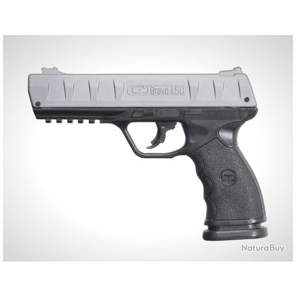 Pack pistolet LTL BRAVO cal.50 CO2 + billes