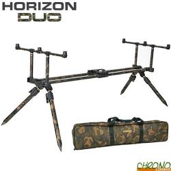 Rod Pod Fox Horizon Duo Camou 3 cannes + Pieds Longs