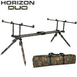 Rod Pod Fox Horizon Duo Camou 4 cannes + Pieds Longs
