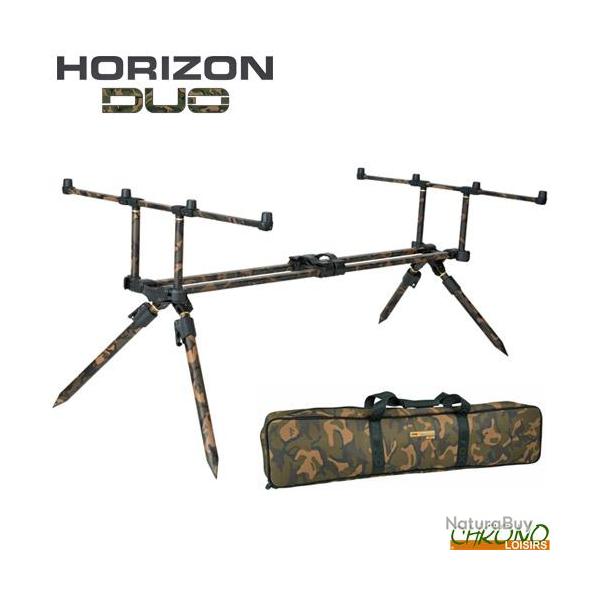 Rod Pod Fox Horizon Duo Camou 4 cannes + Pieds Longs