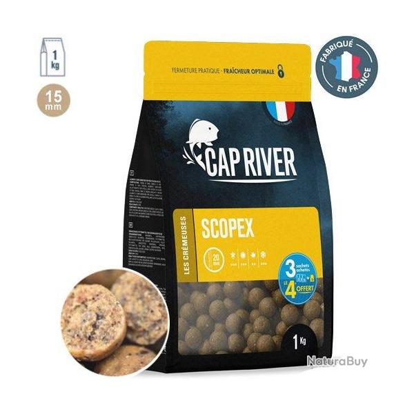 Bouillettes Cap River Scopex 15mm 1kg