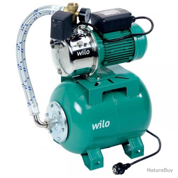 Surpresseur avec rservoir Wilo Jet HWJ 50 L 203 pression 6bar 0.75kW 230V