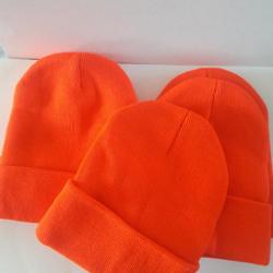 Bonnet Orange Fluo haute visibilité pour la battue