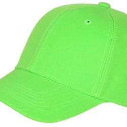 Casquette Baseball Verte Fluo Fashion Taille unique Vert