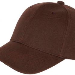 Casquette Baseball Marron Fonce Tendance Taille unique Marron