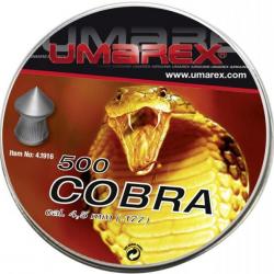 Plombs 4.5 mm Cobra Tête pointue 0.50 g - Umarex - Boite de 500