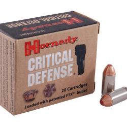 20 Munitions Hornady Critical Defense Cal.40 S&W  FTX - 165 gr