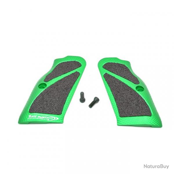 TONI SYSTEM GTFS3DL X3D Grips Long for Tanfoglio Small Frame, Color: Green