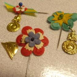 3 EPINGLETTES MEDAILLE MILITAIRE + CASQUE ADRIAN VERS ANNEES 30 A PRIORI