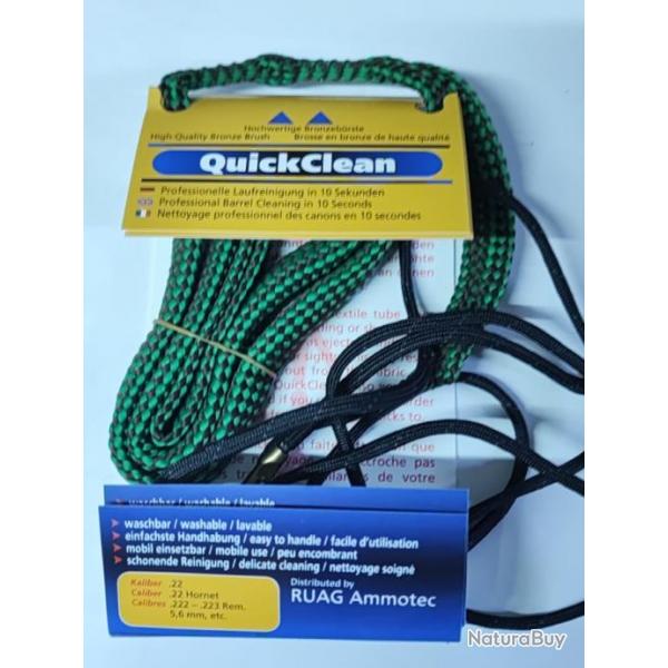 NECESSAIRE DE NETTOYAGE CORDE - QUICK CLEAN - 22-222-223-5.6MM