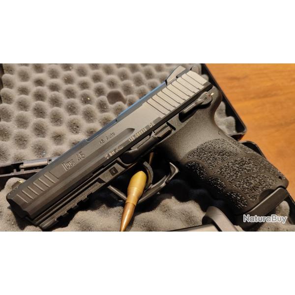 Pistolet HK45 45ACP - occasion - 2 chargeurs + mallette