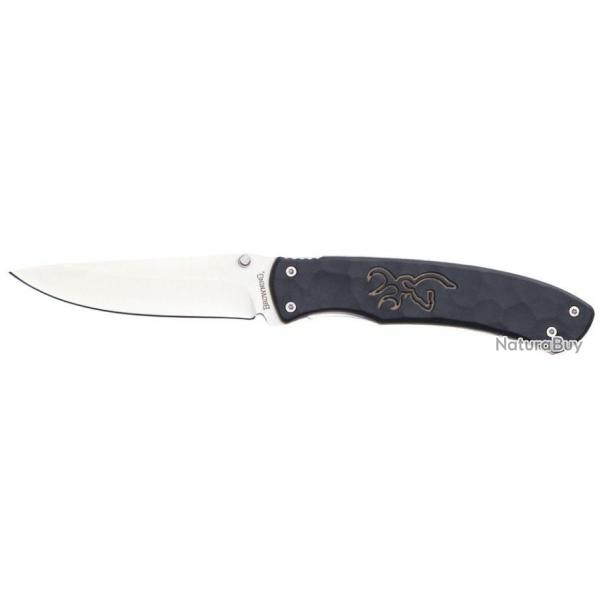 Couteau Primal lame moyenne pliante noir BROWNING