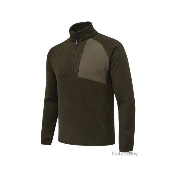 Polaire Abisko Half Zip kaki BERETTA